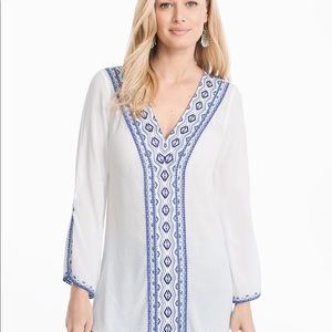 WHBM cotton voile tunic, size 12